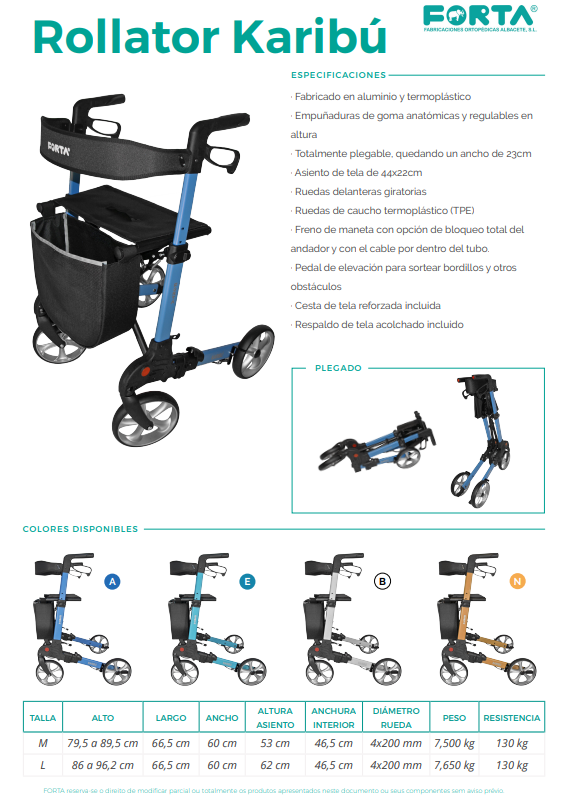 Karibú Rollator Forta
