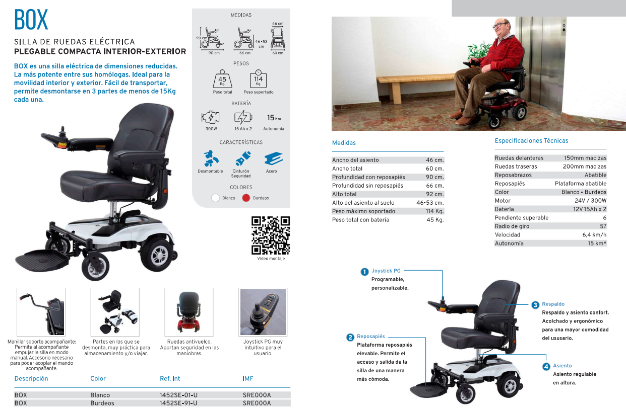 Silla ruedas electrica Box