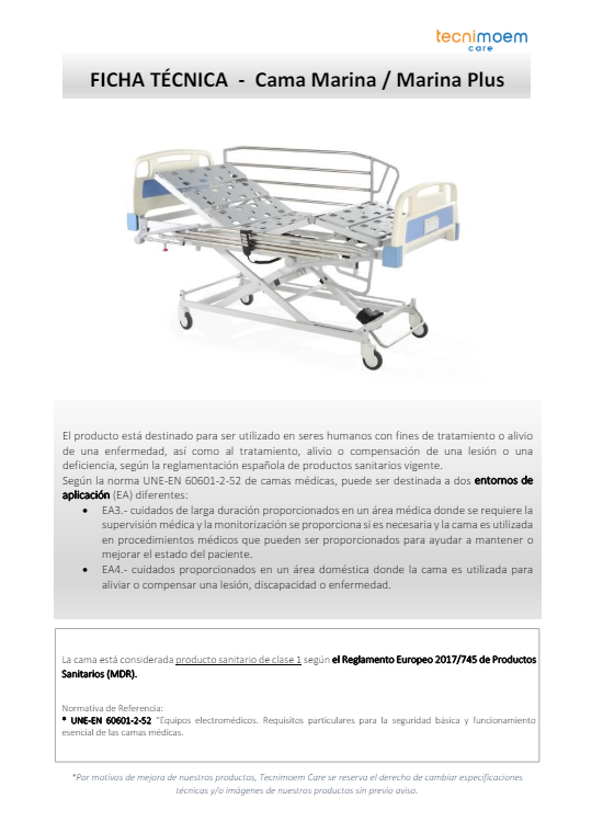 Cama Marina Plus