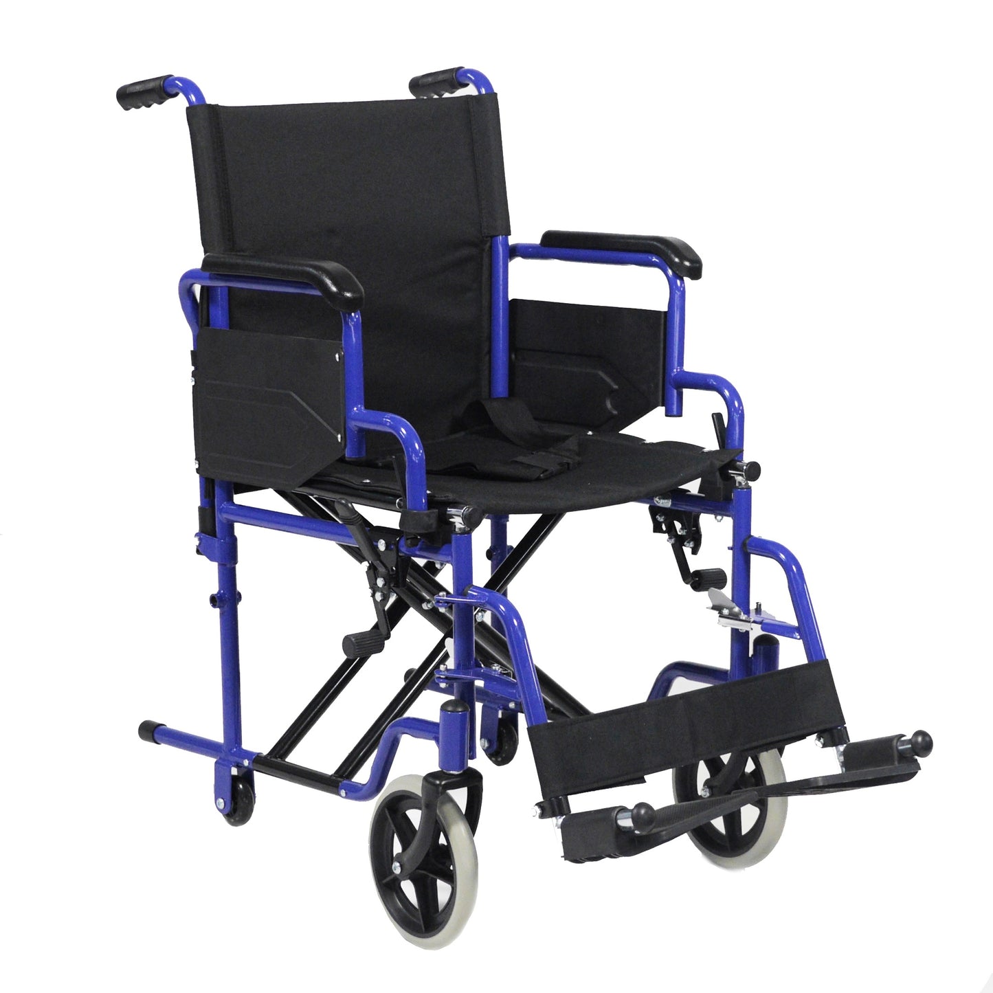 Apolo 3, silla de ruedas plegable de acero.
