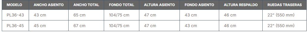 Silla de aluminio Ergo Transit