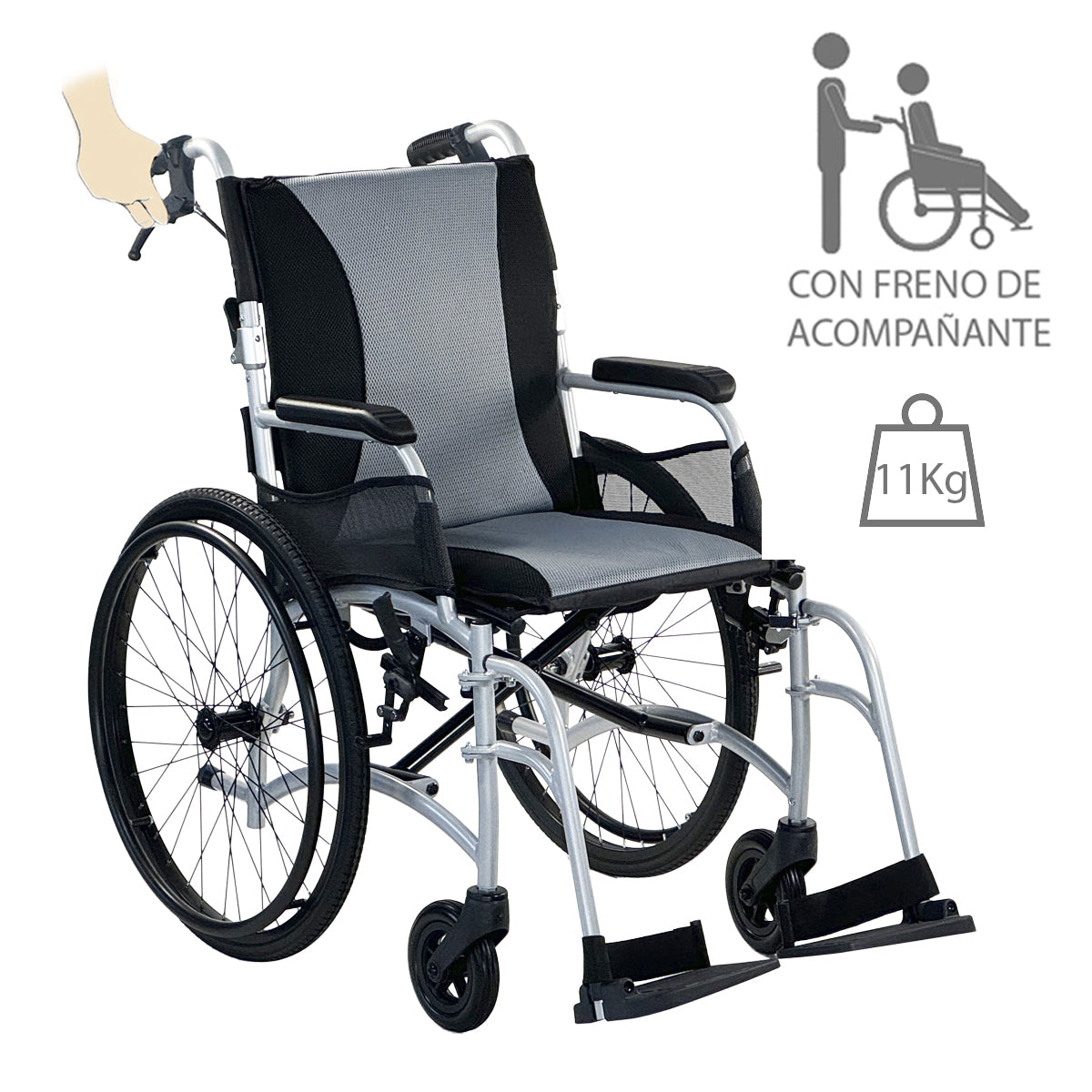 Silla de aluminio Ergo Transit