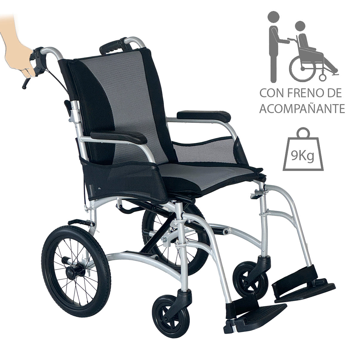Silla de aluminio Ergo Transit