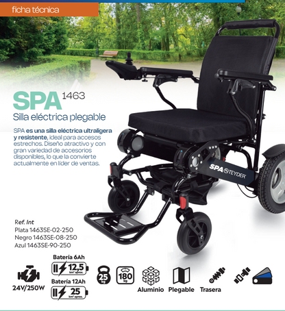 Silla ruedas electrica Spa Teyder 250W